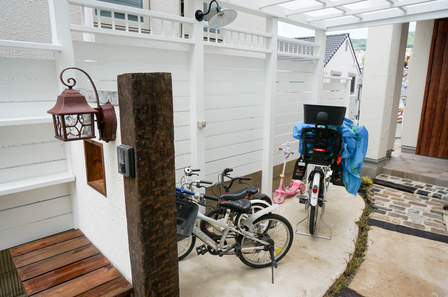 自転車置き場、自転車小屋、サイクルポート